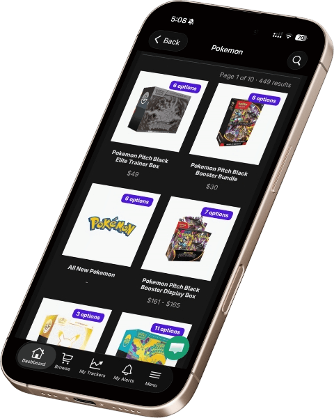 The app on a phone